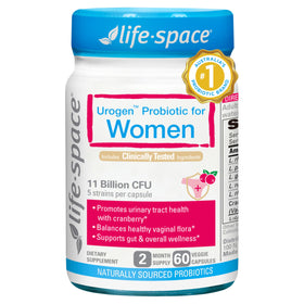 Life-Space Probiotiques Urogen Femmes 60 Capsules vue de face