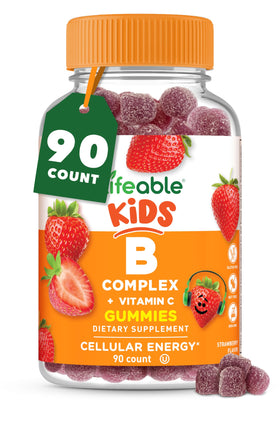 Lifeable B Complex Gummies pour enfants, packaging avant