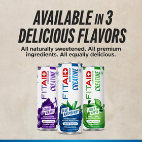 LIFEAID Boisson Creatine canette avec fruits