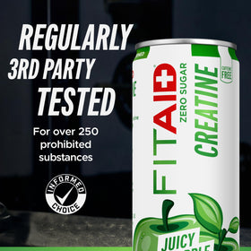 LIFEAID Boisson de Récupération Creatine Pomme Juteuse avec des fruits