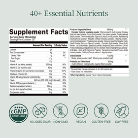 Lifebooil Poudre Super Greens boîte contenant 30 sachets