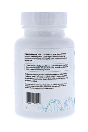 LIFEDNA Methyl + Methylfolate étiquette détaillée