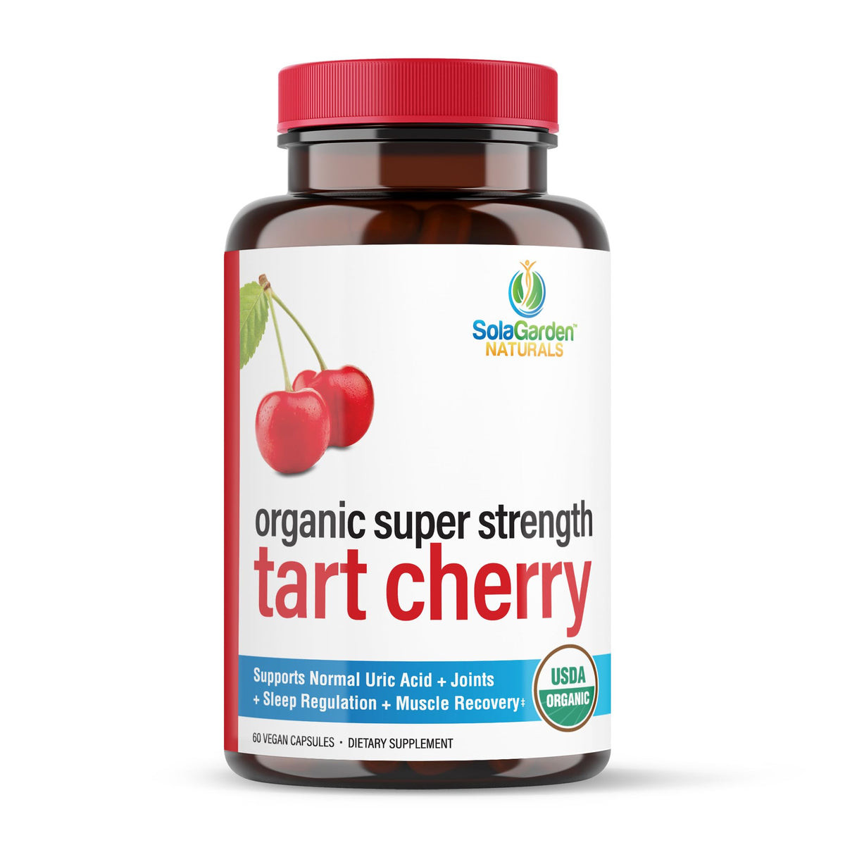 LifeGarden Naturals Supplément Cerise Acide 50:1 60 Capsules vue de face