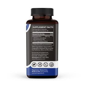 LifeSeasons Ashwagandha capsules avec étiquette