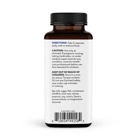 LifeSeasons Ashwagandha capsules ouvertes sur une table