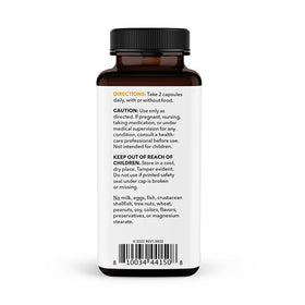 LifeSeasons Benfotiamine 300 mg capsules avec un verre d'eau