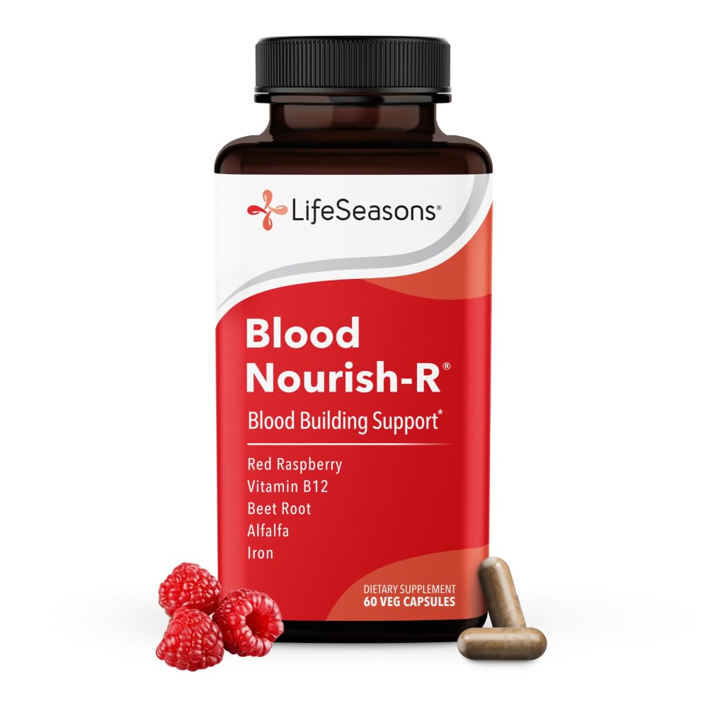 LifeSeasons Blood Nourish-R 60 capsules vue avant avec étiquette