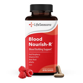 LifeSeasons Blood Nourish-R 60 capsules vue avant avec étiquette