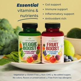 LifeSeasons Compléments Alimentaires Fruits & Légumes - capsules à l'intérieur