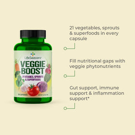 LifeSeasons Compléments Alimentaires Fruits & Légumes - capsules sur une surface