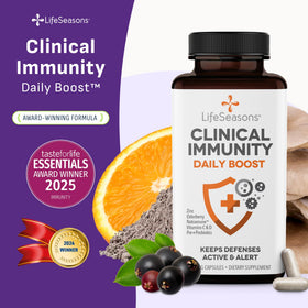 LifeSeasons Daily support capsules avec étiquette lisible