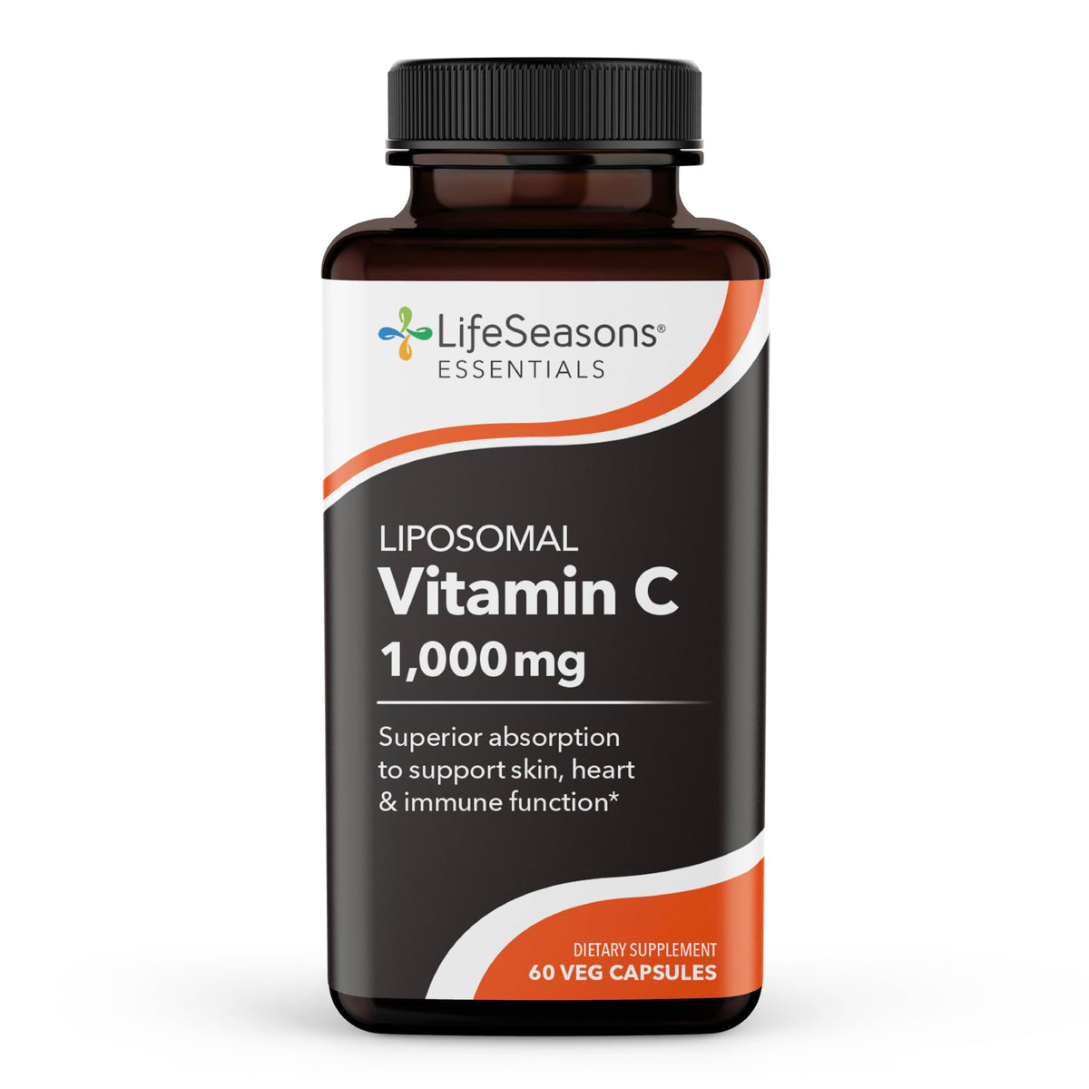 LifeSeasons Liposomal Vitamine C 1000 mg 60 capsules vue de face
