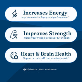 LifeSeasons Multivitamine Homme 120 capsules végétales emballage