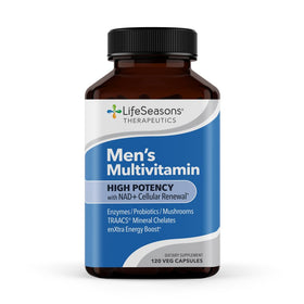 LifeSeasons Multivitamine Homme 120 capsules végétales vue de face