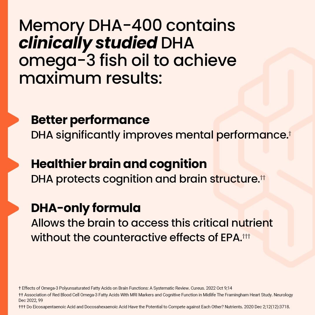 LifeSeasons NeuroQ DHA-400 arrière de l'emballage