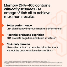 LifeSeasons NeuroQ DHA-400 arrière de l'emballage