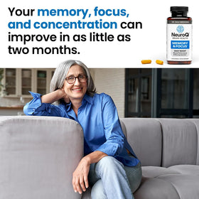 LifeSeasons NeuroQ Mémoire & Concentration 60 Capsules - capsules à l'intérieur