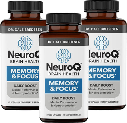 LifeSeasons NeuroQ Mémoire & Concentration 60 Capsules - vue de face