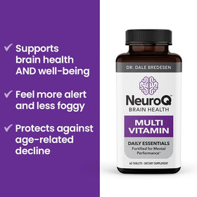 LifeSeasons NeuroQ Multivitamin ingrédients principaux en gros plan