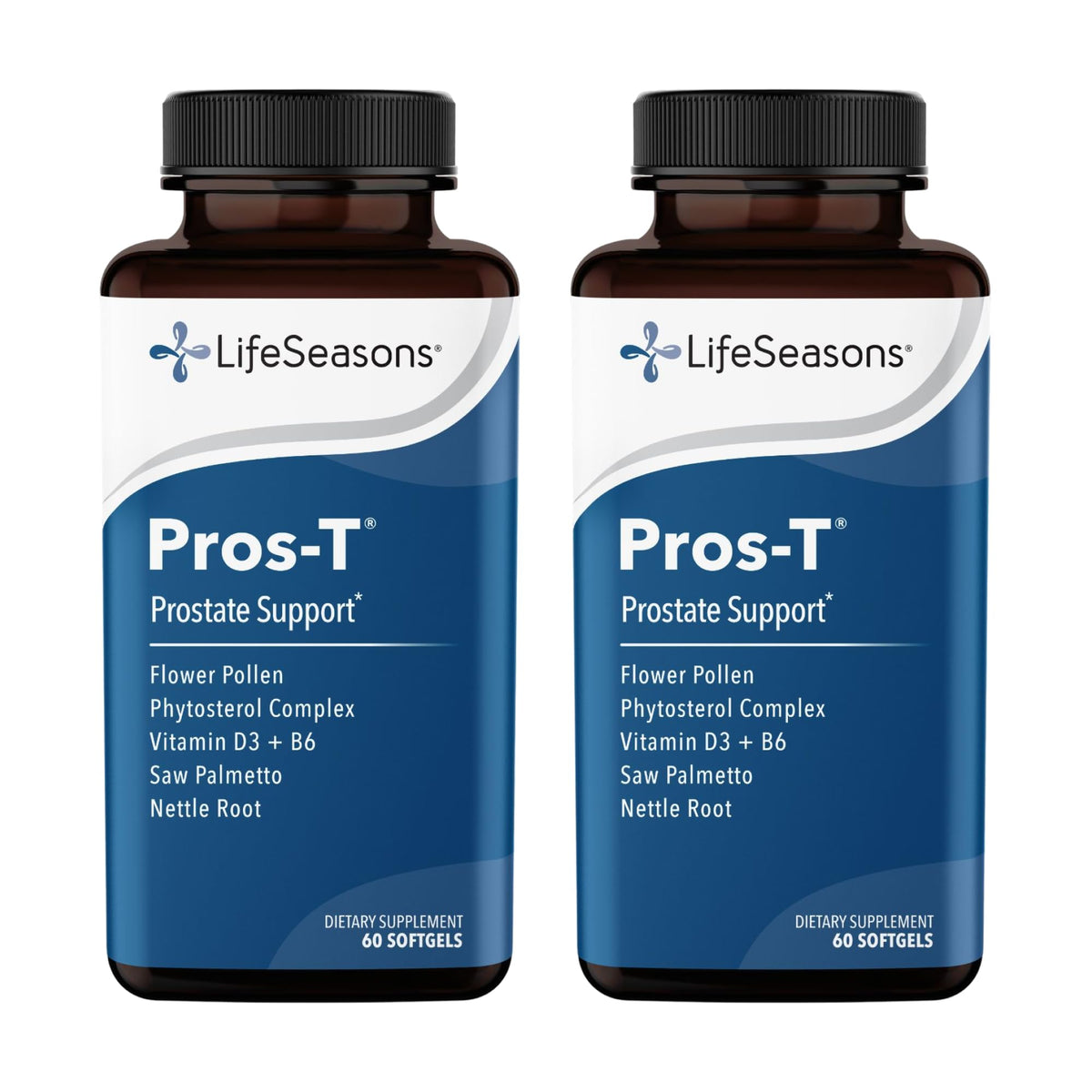 LifeSeasons Pros-T complément alimentaire prostate 60 gélules vue de face