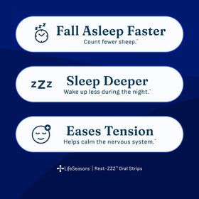 LifeSeasons Rest-ZZZ Complément Alimentaire Sommeil emballage