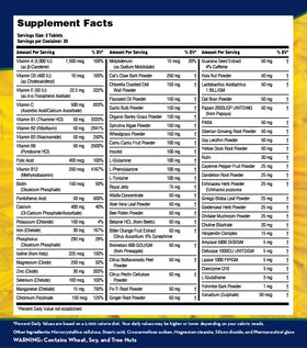 LifeSource Vitamins Multivitamines 90 comprimés avec ingrédients naturels