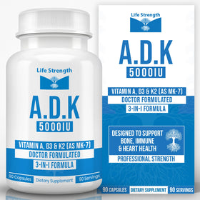 LifeStrength ADK 5 complément alimentaire 90 capsules vue avant