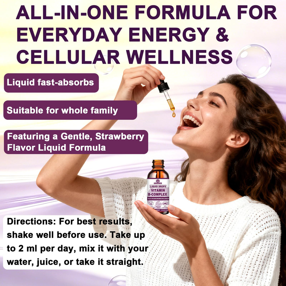 Lifestyle avec WellVeraVida Complexe de Vitamines B sur une table