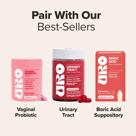 Lifestyle image of O Positiv URO Gummies in a health setting