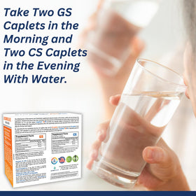 Lifestyle scene with INVIGOFLEX Glucosamine & Chondroitin supplement