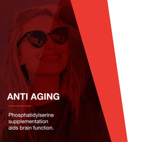 Lifestyle scene with PROTOCOL FOR LIFE BALANCE Phosphatidylserine 300 mg softgels