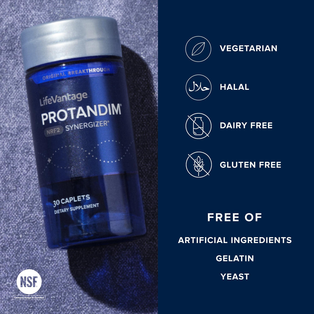 LifeVantage Protandim Nrf2 Synergizer avec ingrédients naturels