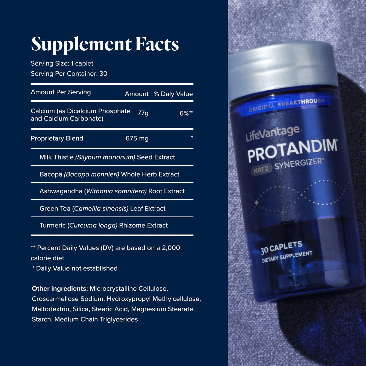 LifeVantage Protandim Nrf2 Synergizer capsules à l'intérieur