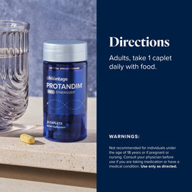 LifeVantage Protandim Nrf2 Synergizer étiquette avec description des bienfaits