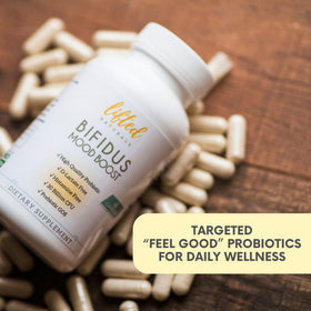 Lifted Naturals Probiotiques avec prébiotiques sur table