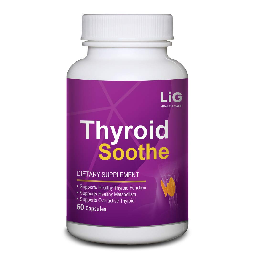 LIG Thyroid Soothe 60 capsules vue de face