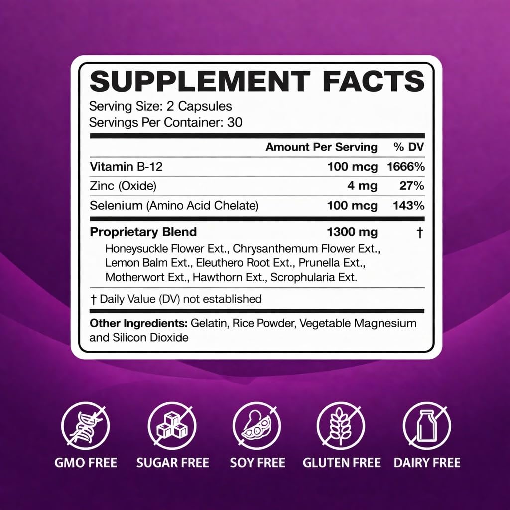 LIG Thyroid Soothe capsules avec étiquette
