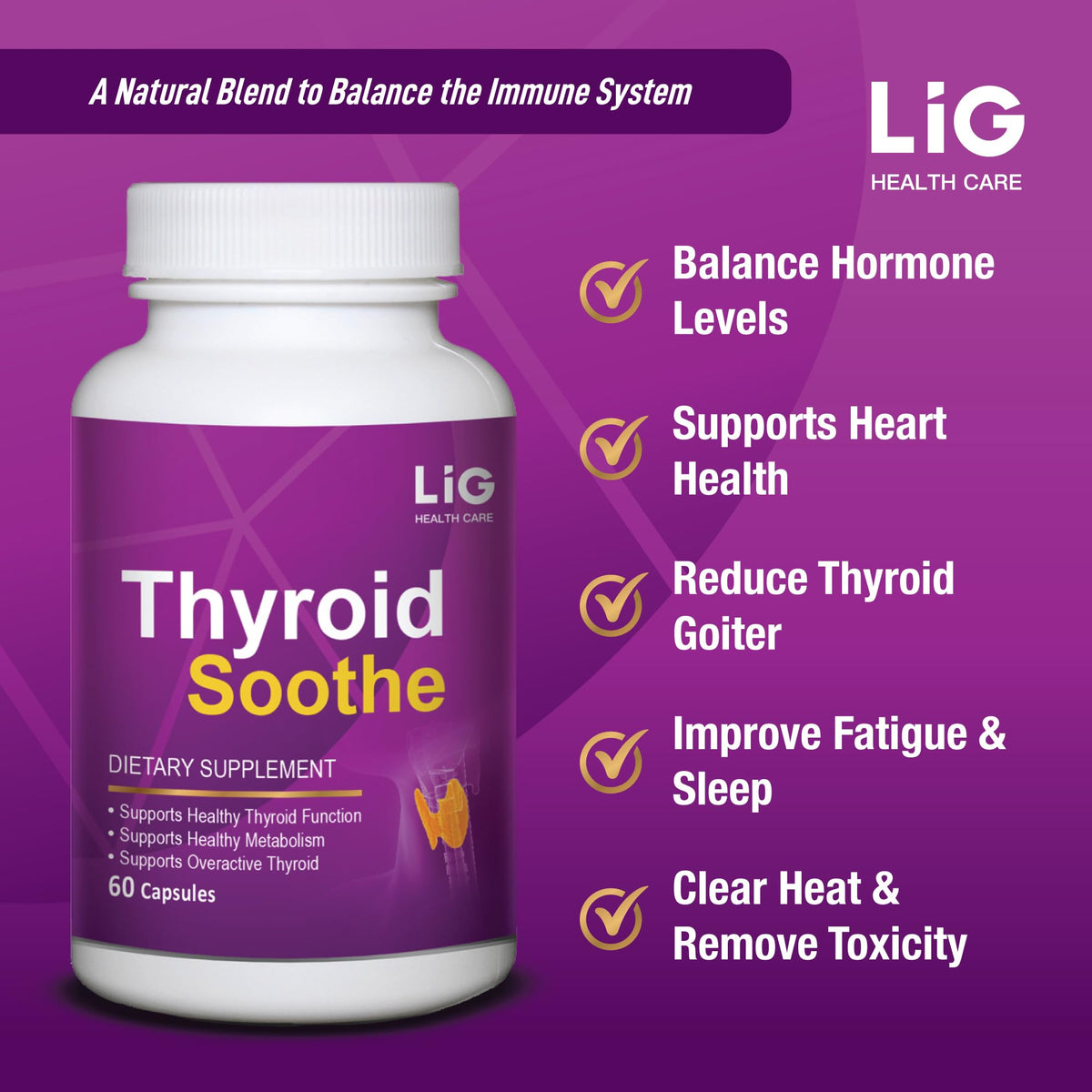 LIG Thyroid Soothe étiquette détaillée