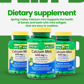 LightSpring Calcium 600mg Mini Gélules ouvertes