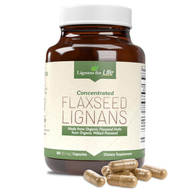 Lignans For Life Lignanes de Lin 15mg Capsules, packaging avant