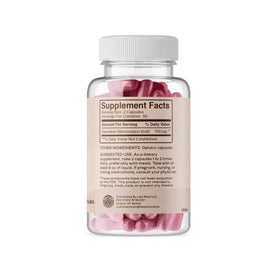 Like Mine Extrait de Canneberge 100 Capsules avec étiquette et dosage