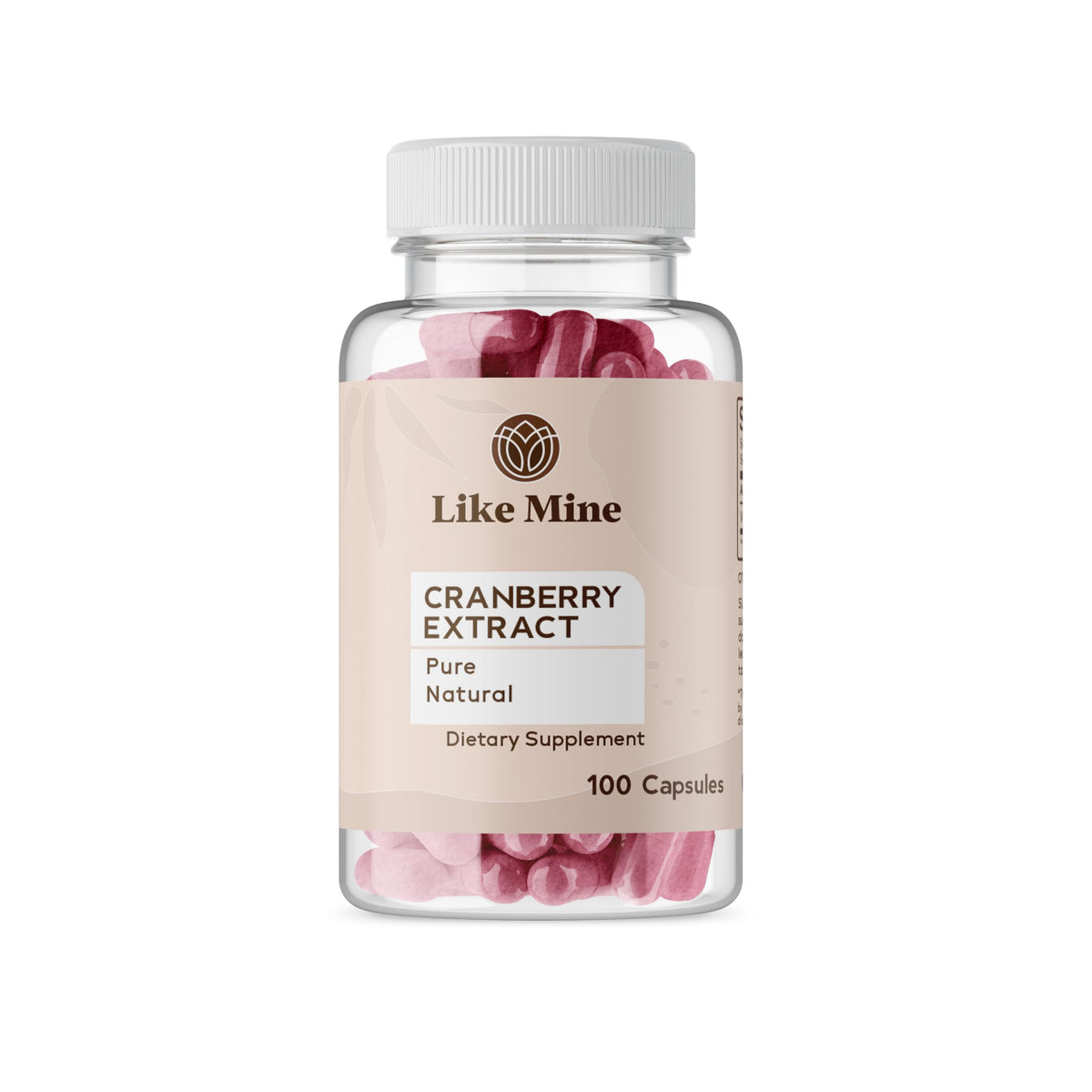 Like Mine Extrait de Canneberge 100 Capsules vue de face