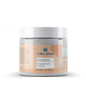 Like Mine Myo-Inositol Poudre 227g vue avant avec étiquette