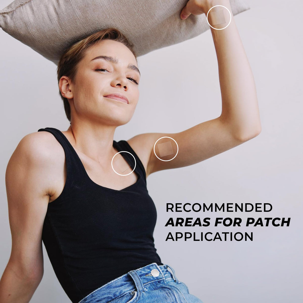 LIKECOZY Patches de soutien au sommeil - arrière du produit