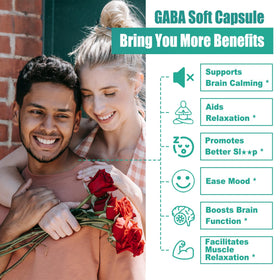LILICARE GABA 1000mg avec un verre d'eau