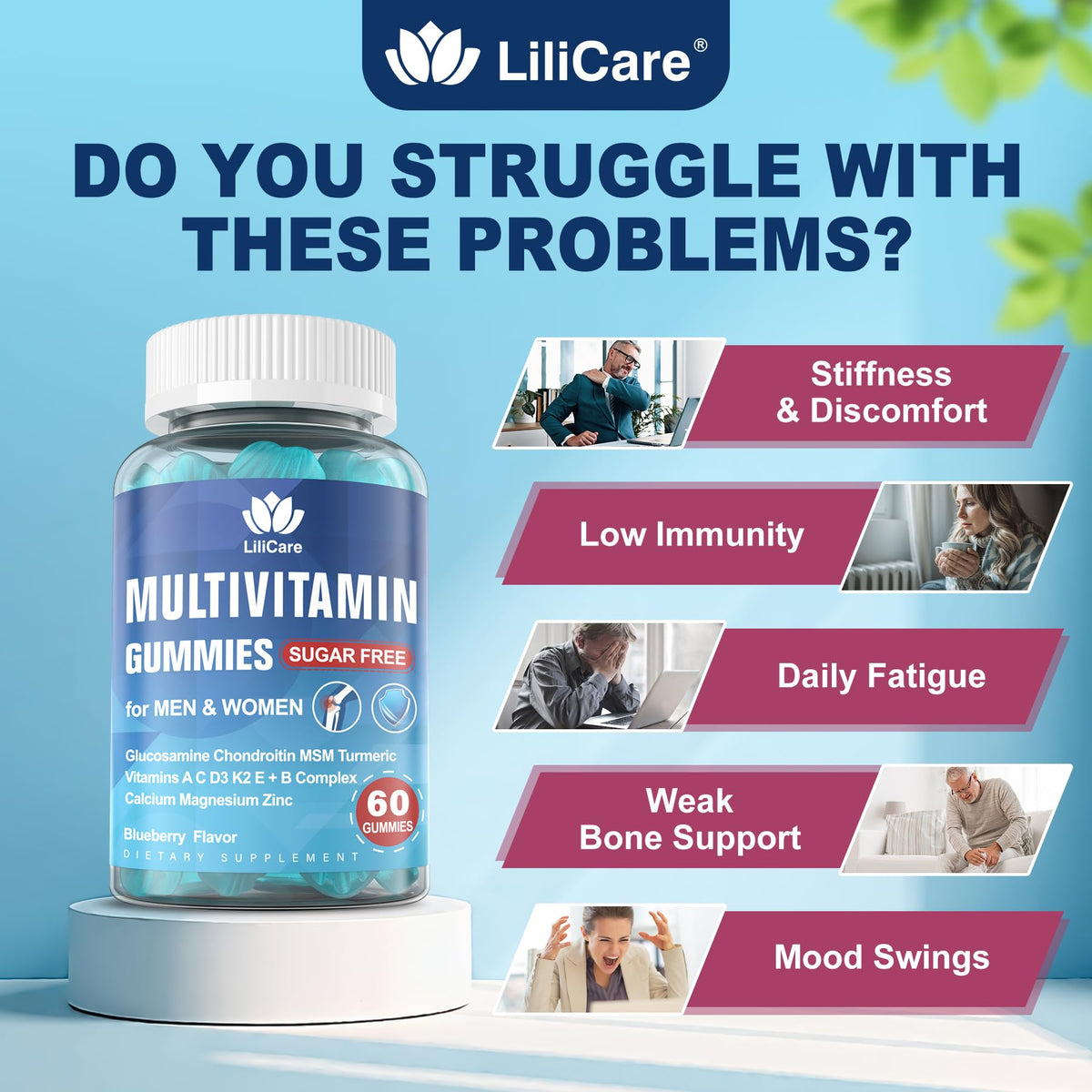 LILICARE gummies avec ingrédients naturels