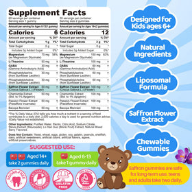 LILICARE Gummies en forme d'ours avec saveur baies mélangées