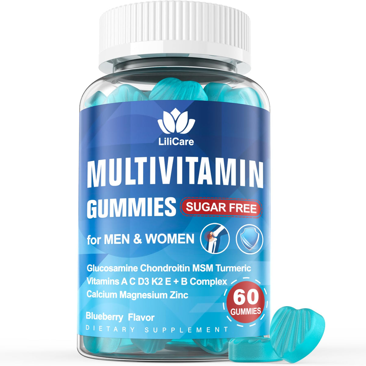LILICARE gummies multivitamines 60 pièces en pot