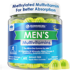 LILICARE Gummies Multivitamines pour Hommes 60 Cts pot avant