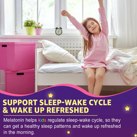 LILICARE Gummies Sommeil Enfants, fond coloré
